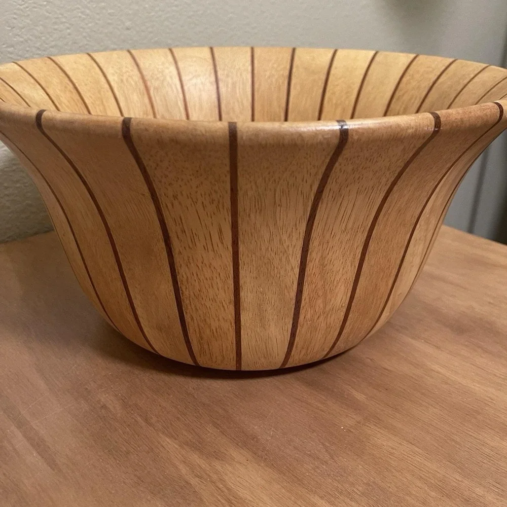 VTG Dansk Quistgaard Staved Tulip Bowl 13